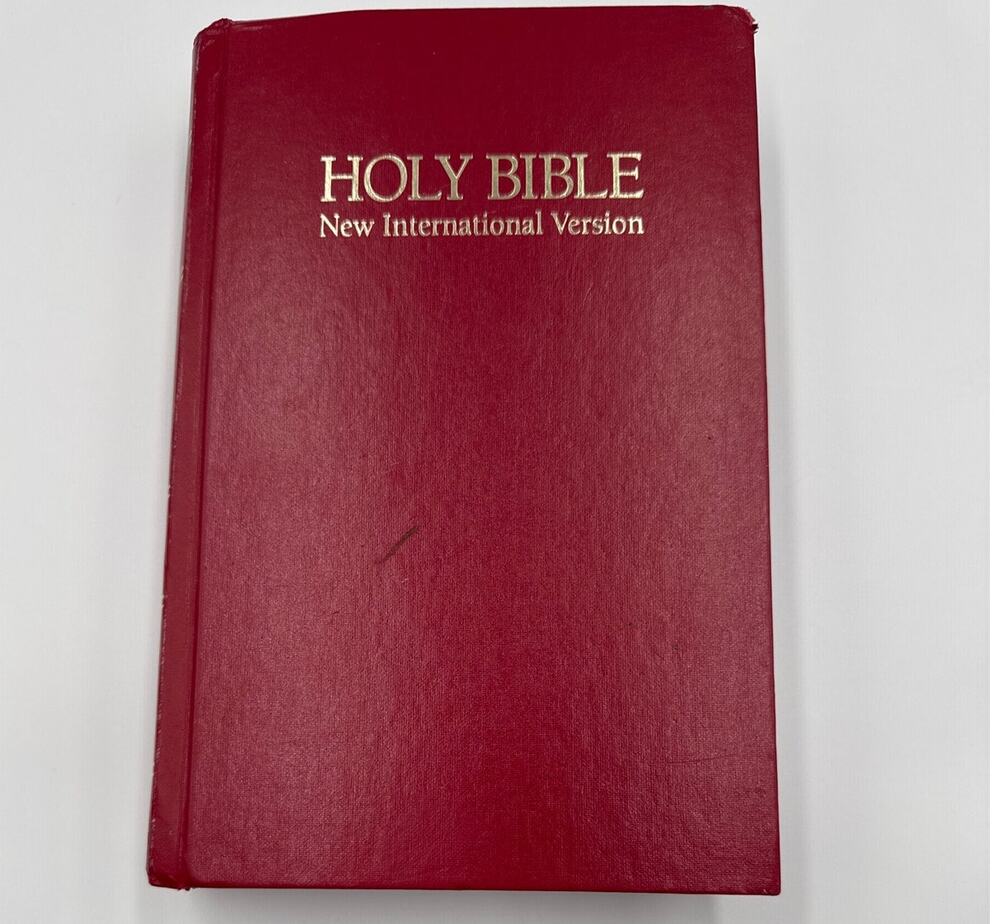 Vintage Holy Bible New International Version NIV Large Print Hardback Red